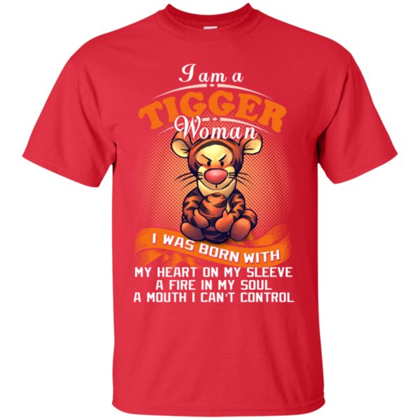 Woman Tigger I Was Born With My Heart On My Sleeve T Shirt Hoodies Sweatshirt 1 » Cool Gifts for You - Mfamilygift Woman Tigger I Was Born With My Heart On My Sleeve T Shirt Hoodies Sweatshirt 1