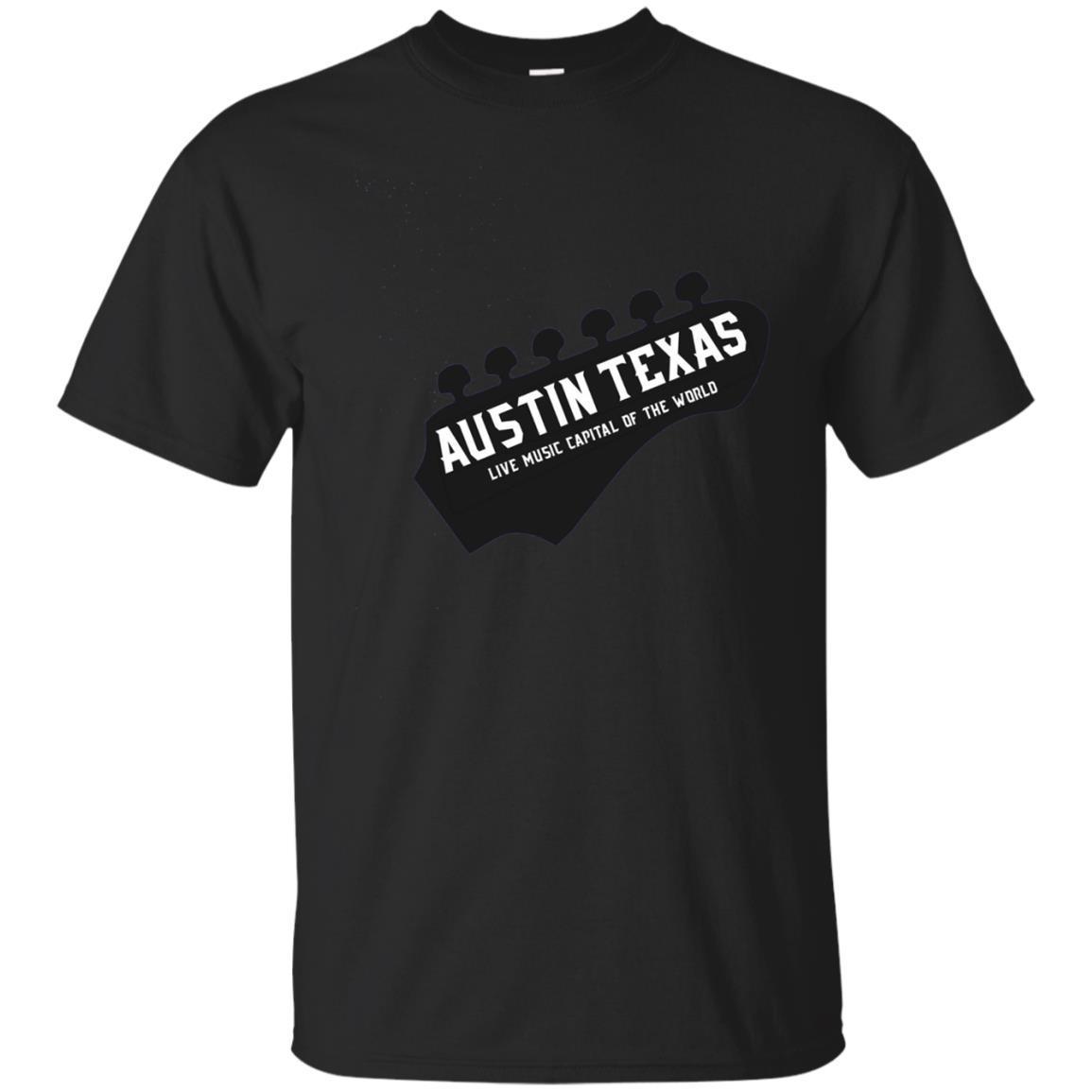 Womens Austin Texas Live Music Capital Of The World T-Shirt Large Purple