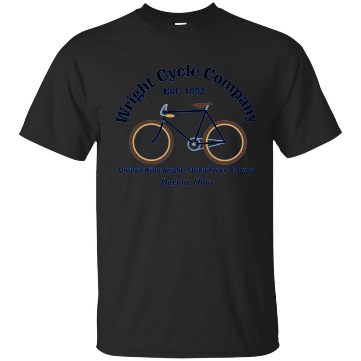 Wright Brothers Cycle Bicycle Company First Airplane T-Shirt
