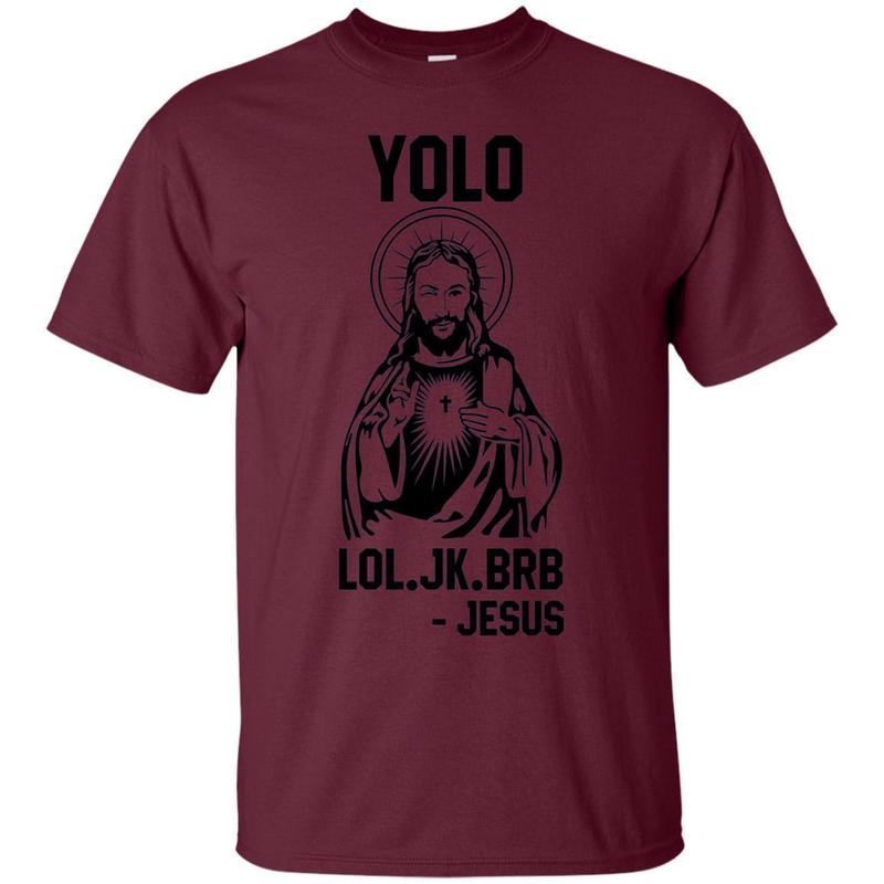 Yolo Lol Jk Brb – Jesus Wink Graphic Long Sleeve Shirt 2 » Cool Gifts for You - Mfamilygift Yolo Lol Jk Brb – Jesus Wink Graphic Long Sleeve Shirt 2