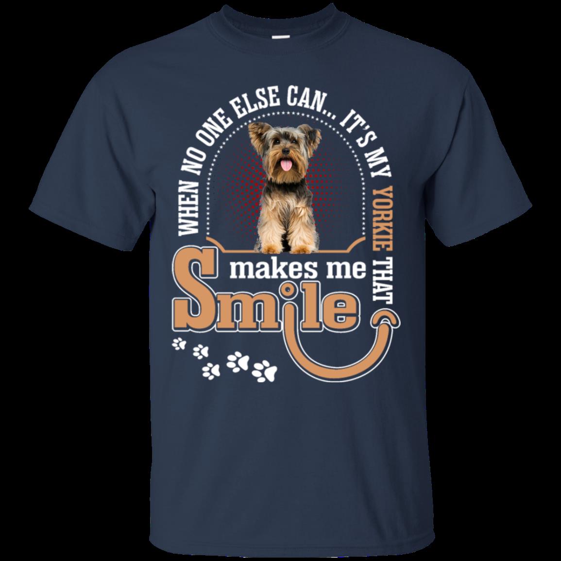 Yorkshire Shirts It’S My Yorkie That Makes Me Smile 1 » Cool Gifts for You - Mfamilygift Yorkshire Shirts It’S My Yorkie That Makes Me Smile 1