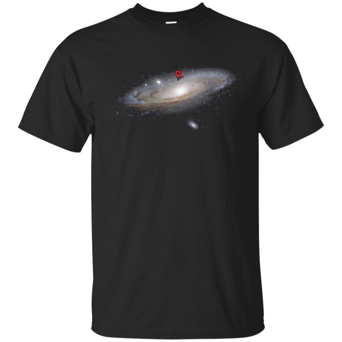 You Are Here Funny Astronomy Planets Galaxy Universe Shirt