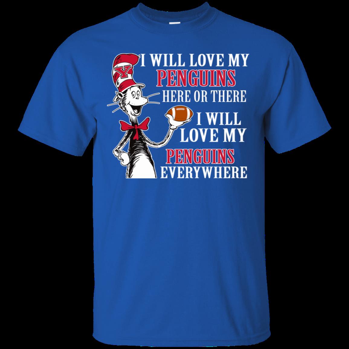 Youngstown State Penguins Cat In The Hat Shirts I Will Love Everywhere 3 » Cool Gifts for You - Mfamilygift Youngstown State Penguins Cat In The Hat Shirts I Will Love Everywhere 3