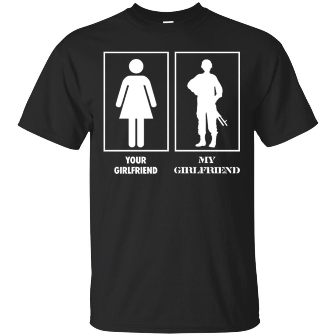 Your Girlfriend My Gf Proud Soldier Officer Military T Shirt Your Girlfriend My Gf Proud Soldier Officer Military T Shirt