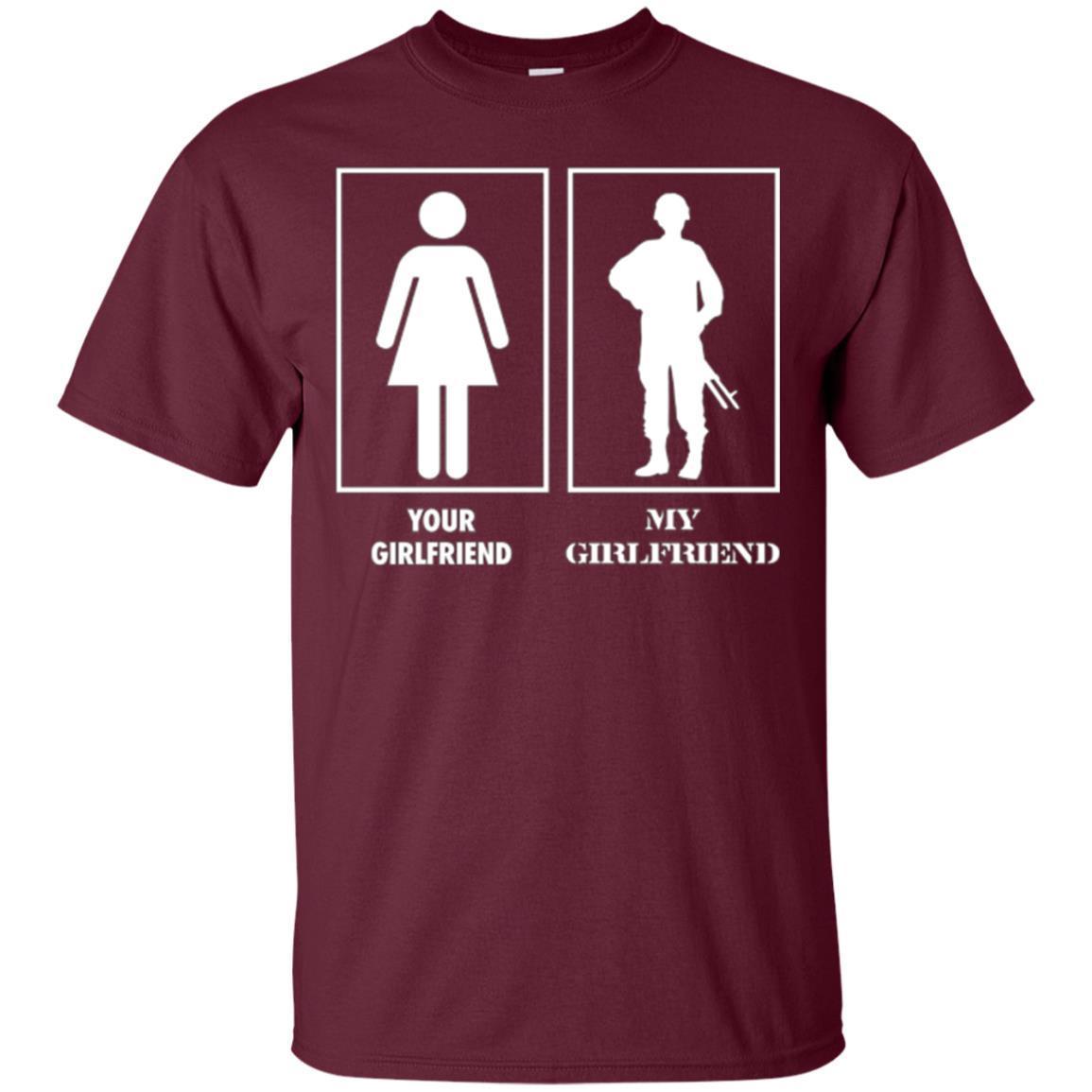 Your Girlfriend My Gf Proud Soldier Officer Military T Shirt 2 » Cool Gifts for You - Mfamilygift Your Girlfriend My Gf Proud Soldier Officer Military T Shirt 2