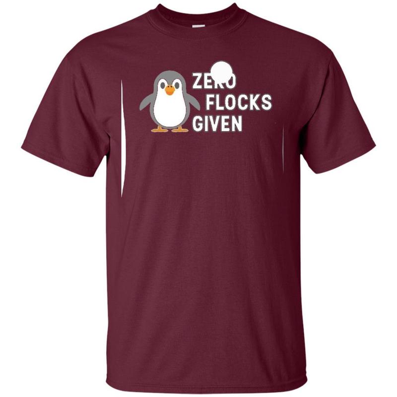 Zero Flocks Given Funny Penguin Women’S Summer Short Sleeve T-Shirt Crewneck Tees 2 » Cool Gifts for You - Mfamilygift Zero Flocks Given Funny Penguin Women’S Summer Short Sleeve T-Shirt Crewneck Tees 2