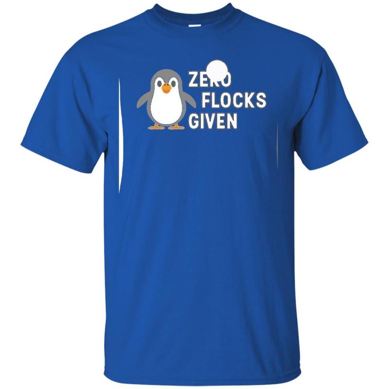 Zero Flocks Given Funny Penguin Women’S Summer Short Sleeve T-Shirt Crewneck Tees 3 » Cool Gifts for You - Mfamilygift Zero Flocks Given Funny Penguin Women’S Summer Short Sleeve T-Shirt Crewneck Tees 3