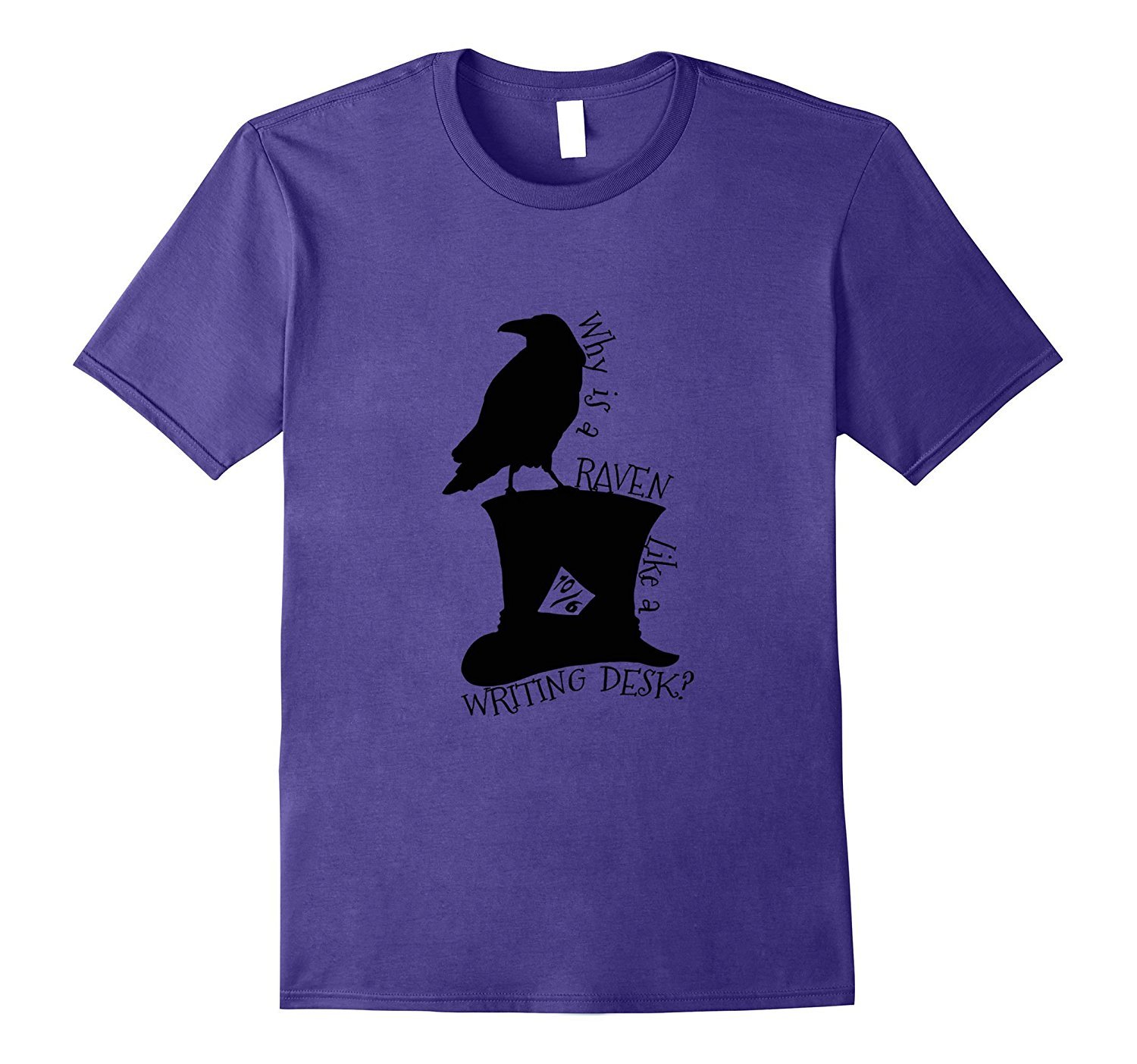 Alice in Wonderland Why is a raven like a writing desk tee 2 » Cool Gifts for You - Mfamilygift Alice in Wonderland Why is a raven like a writing desk tee 2