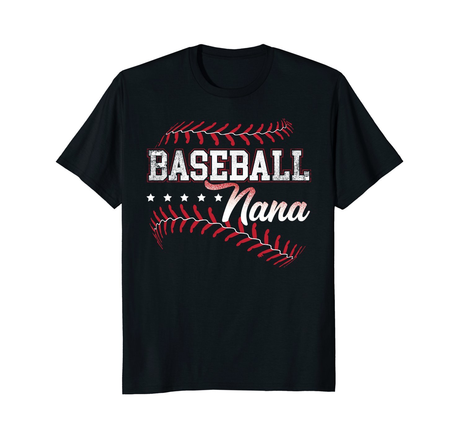 Baseball Nana T-Shirt Baseball Grandma Gift Shirts