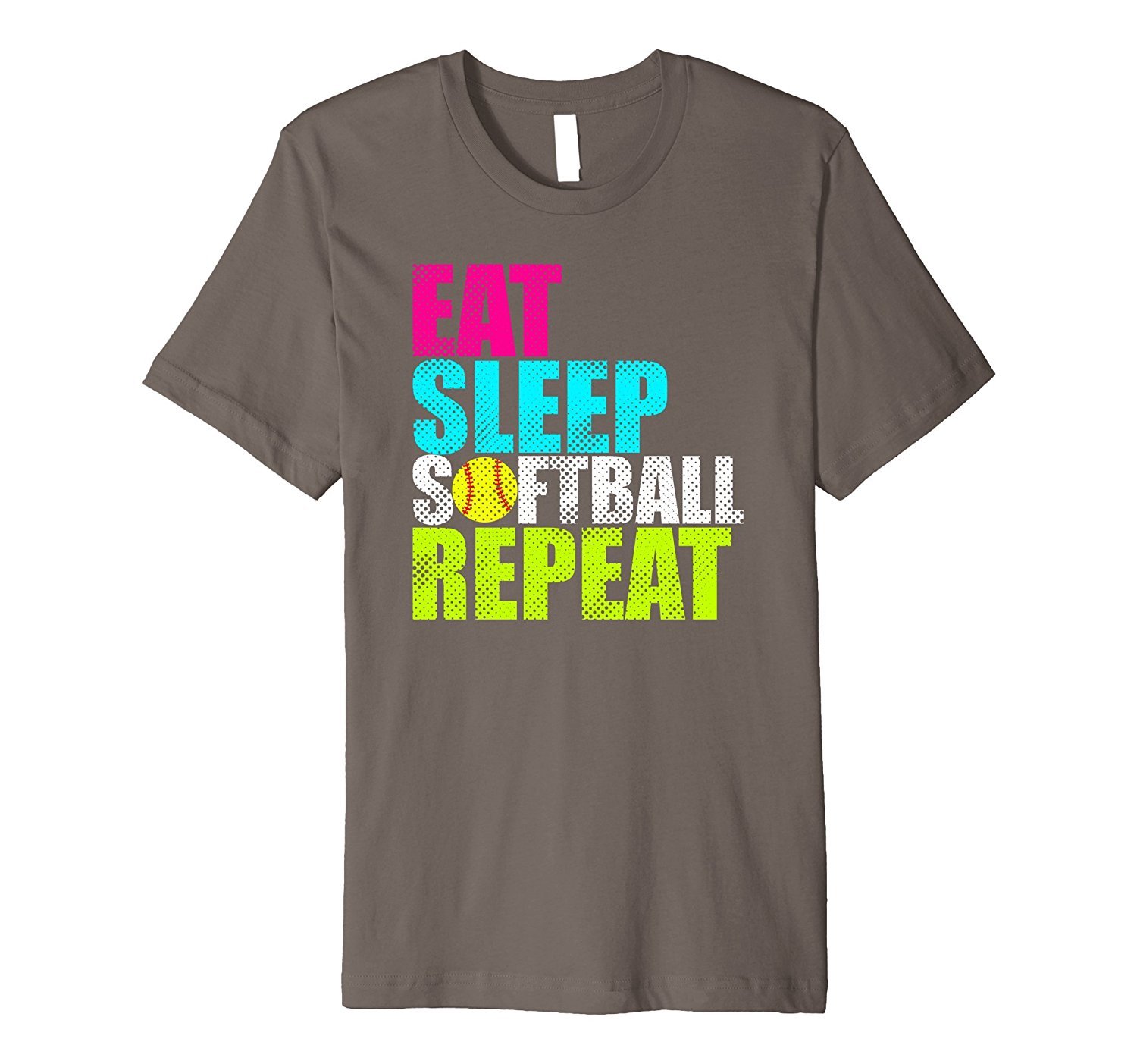 Funny Eat Sleep Softball Repeat Cute Girls Gift T Shirt Funny Eat Sleep Softball Repeat Cute Girls Gift T Shirt
