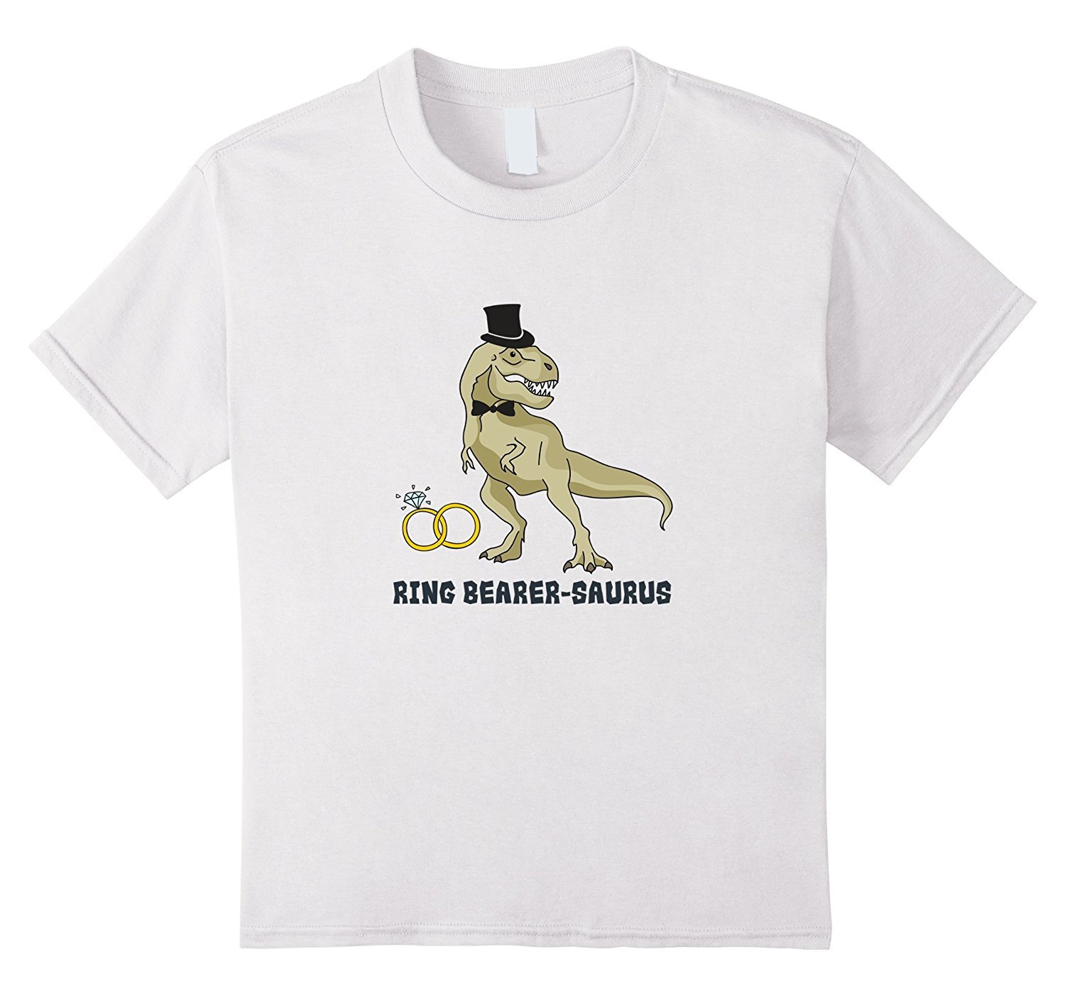 Kids Ring Bearer Shirt ' Dinosaur Graphic Wedding Party Gift