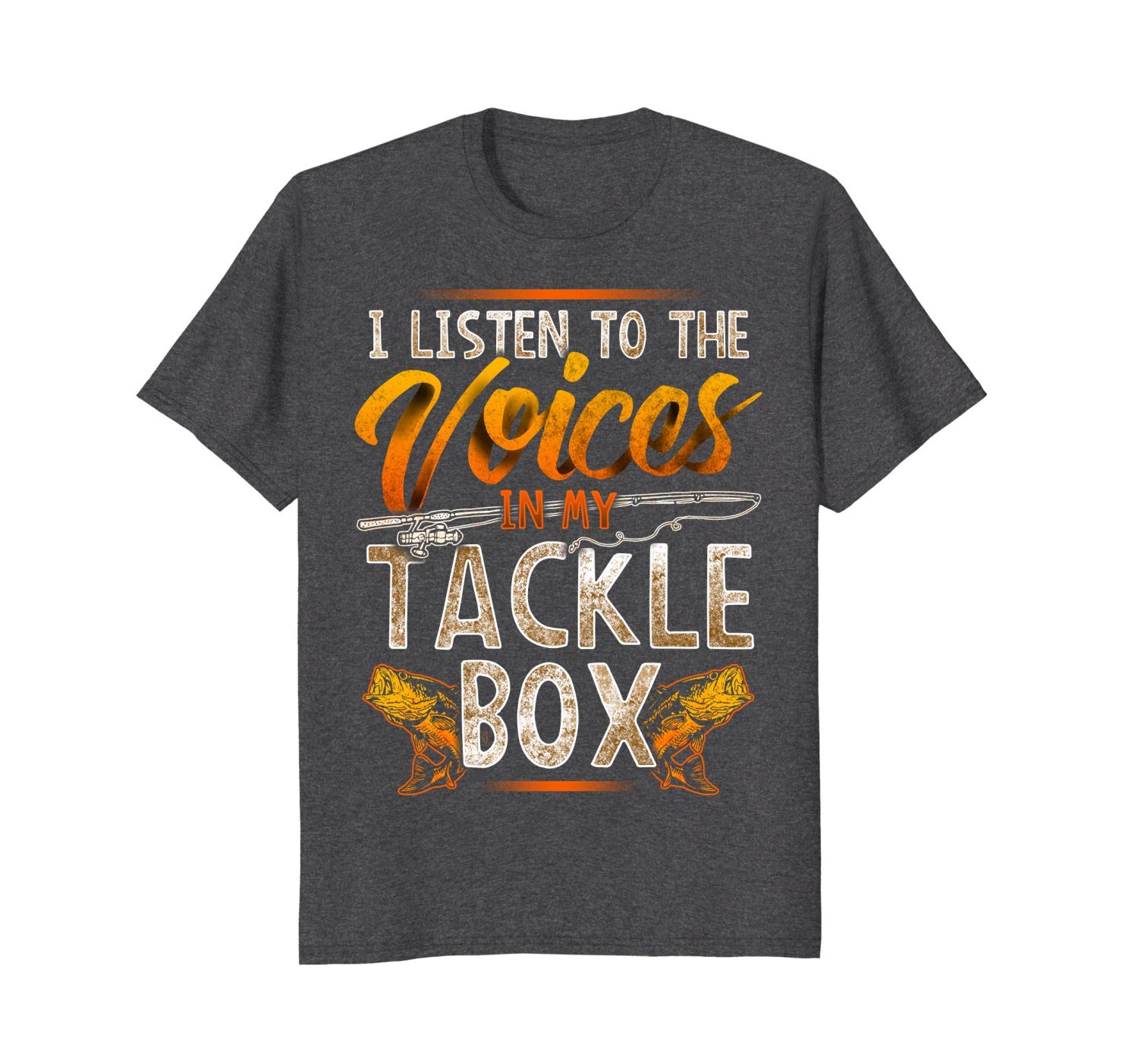 Listen To Voices Tackle Box Fishing Shirt Fathers Day Dad 3&nbsp;