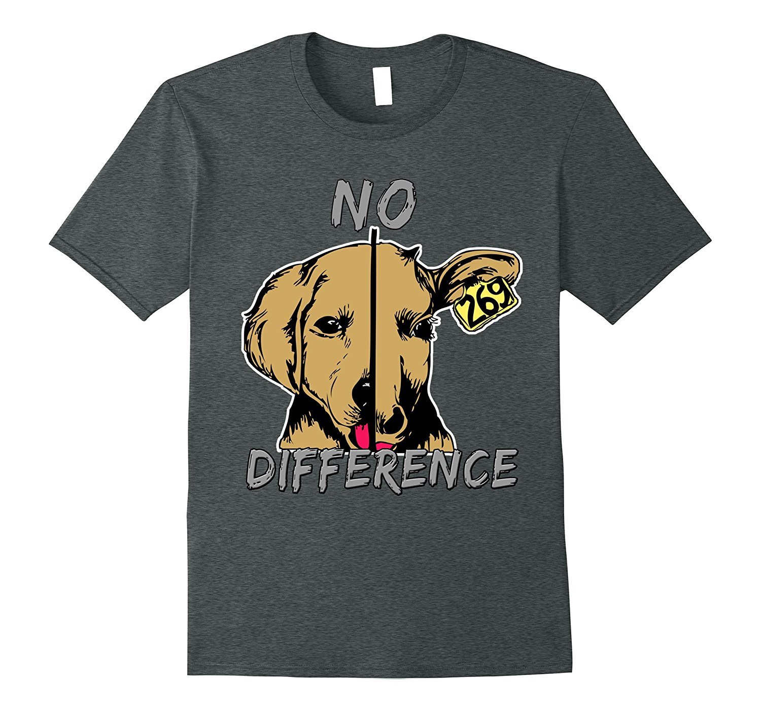 No Difference Dog Cow Shirt Vegan Shirt 1 » Cool Gifts for You - Mfamilygift No Difference Dog Cow Shirt Vegan Shirt 1