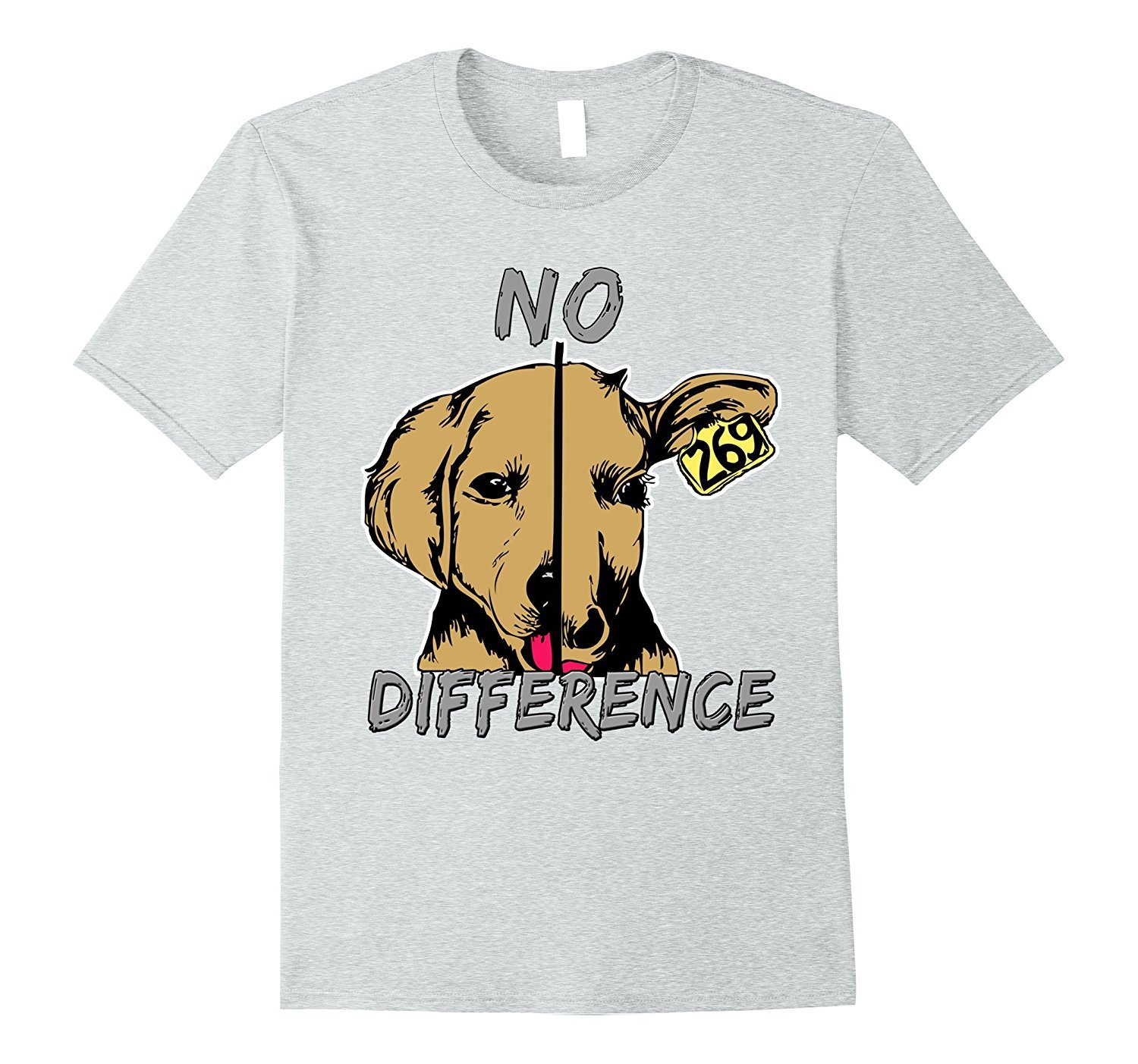 No Difference Dog Cow Shirt Vegan Shirt 2 » Cool Gifts for You - Mfamilygift No Difference Dog Cow Shirt Vegan Shirt 2