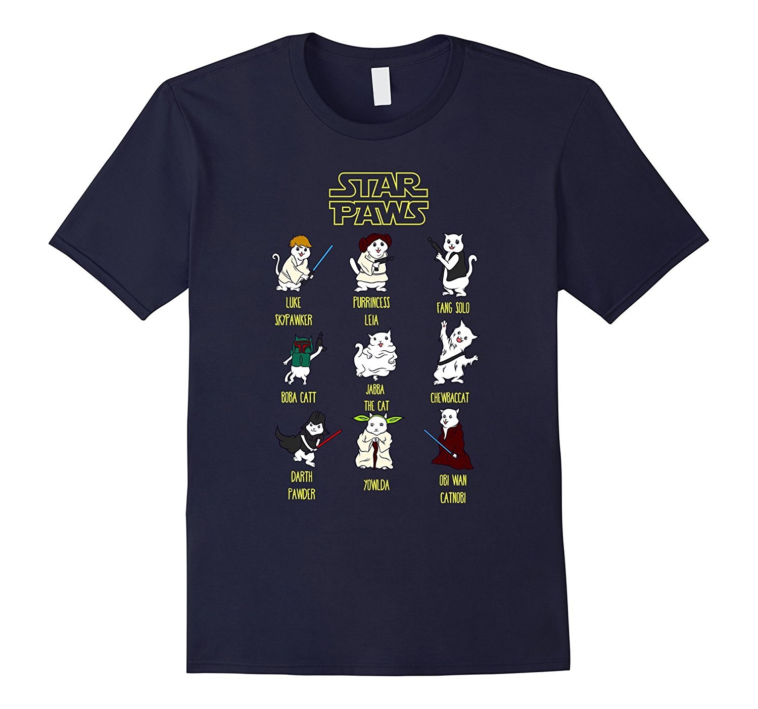 Star Paws T Shirt - Funny Cat T Shirt - Cat Lover T Shirt 1 » Cool Gifts for You - Mfamilygift Star Paws T Shirt - Funny Cat T Shirt - Cat Lover T Shirt 1