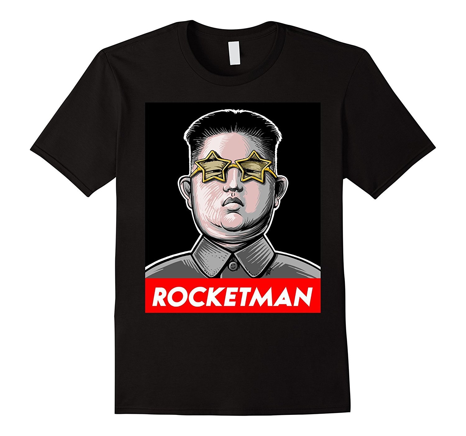 Trump Rocket Man Kim Jong Un North Korea Funny Nuke Shirt