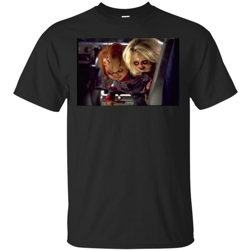 Bride Of Chucky Tiffany & Chucky Stare At Ground T-shirt
