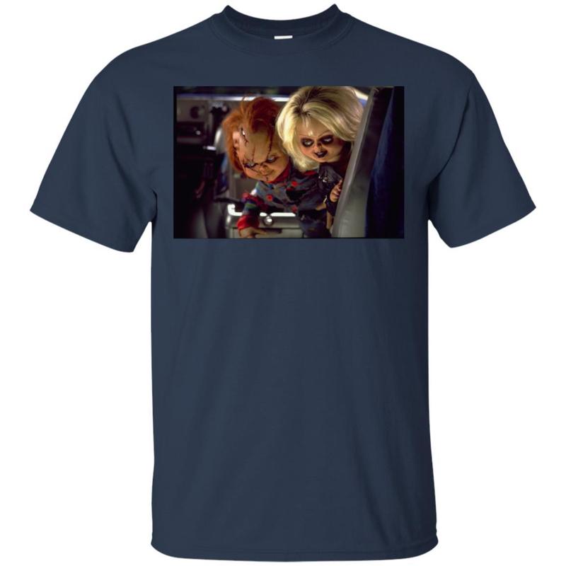 Bride Of Chucky Tiffany & Chucky Stare At Ground T-shirt 3 » Cool Gifts for You - Mfamilygift Bride Of Chucky Tiffany & Chucky Stare At Ground T-shirt 3