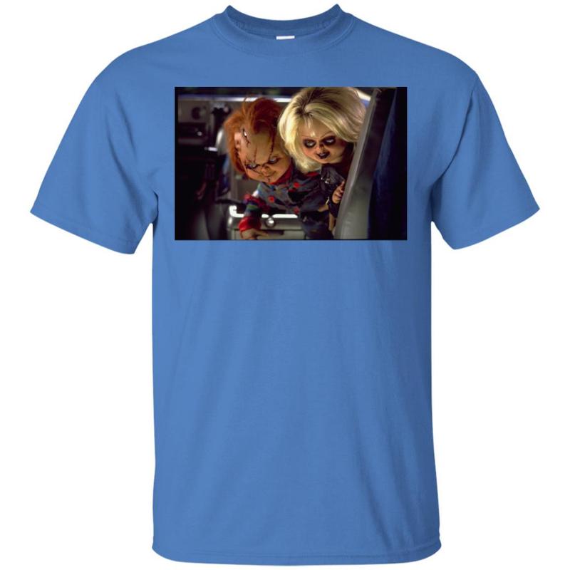 Bride Of Chucky Tiffany & Chucky Stare At Ground T-shirt 4 » Cool Gifts for You - Mfamilygift Bride Of Chucky Tiffany & Chucky Stare At Ground T-shirt 4