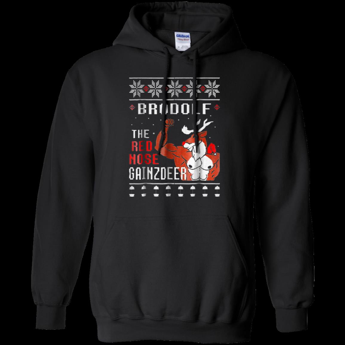 Brodolf The Red Nose Gainzdeer Hoodie Brodolf The Red Nose Gainzdeer Hoodie