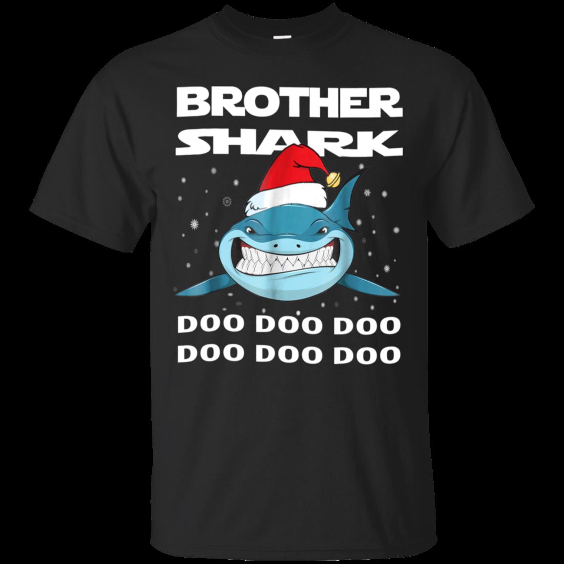 Brother Shark Doo Doo Christmas Shirt Cotton Shirt