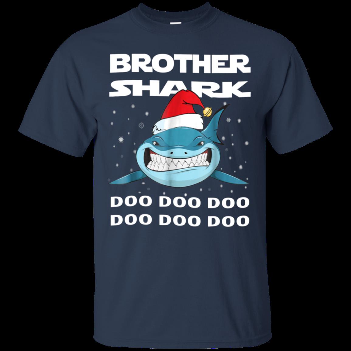 Brother Shark Doo Doo Christmas Shirt Cotton Shirt 1 » Cool Gifts for You - Mfamilygift Brother Shark Doo Doo Christmas Shirt Cotton Shirt 1