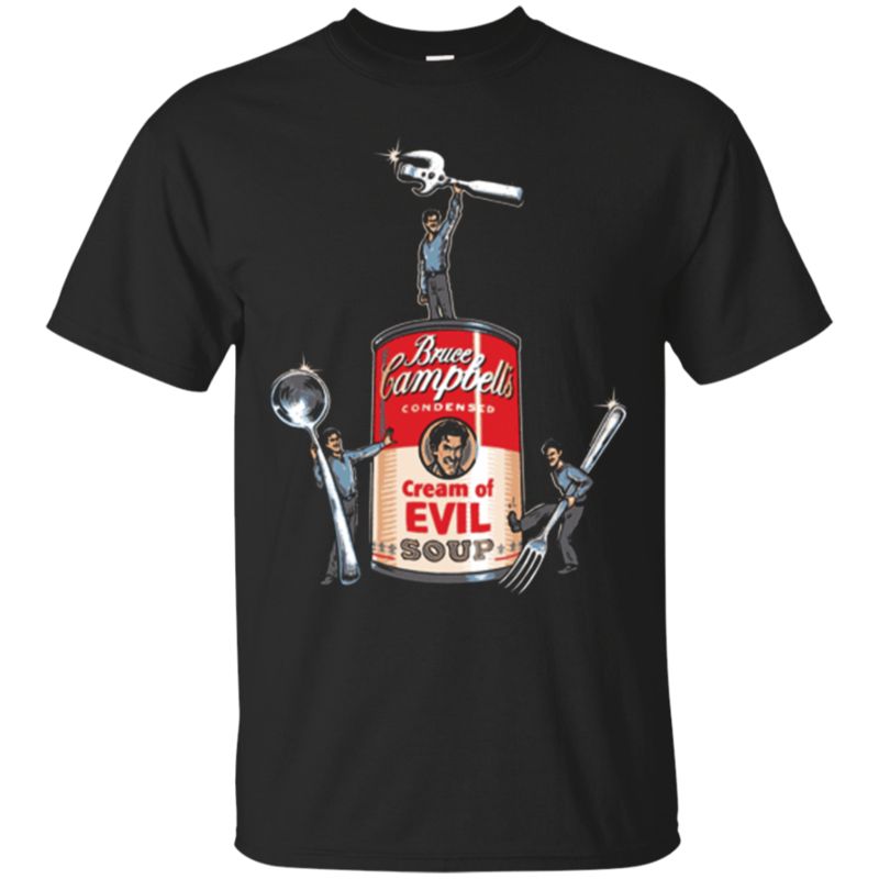 Bruce Campbell Shirts Cream Of Evil Soup Bruce Campbell Shirts Cream Of Evil Soup