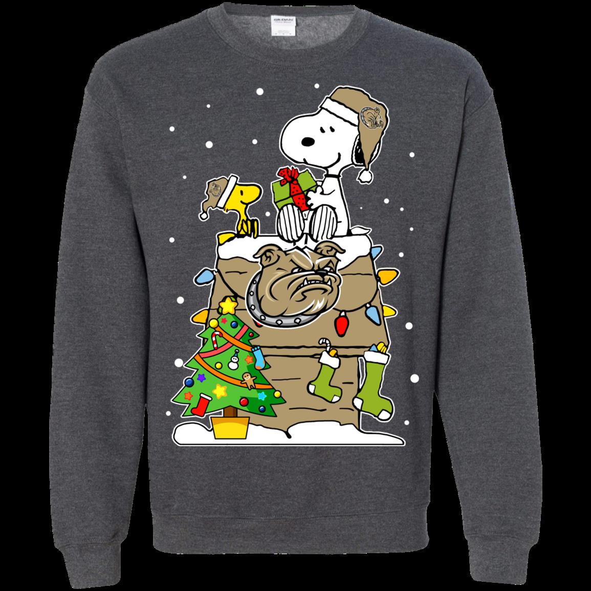 Bryant Bulldogs Ugly Christmas Sweaters Snoopy Hoodies Sweatshirts 2 » Cool Gifts for You - Mfamilygift Bryant Bulldogs Ugly Christmas Sweaters Snoopy Hoodies Sweatshirts 2