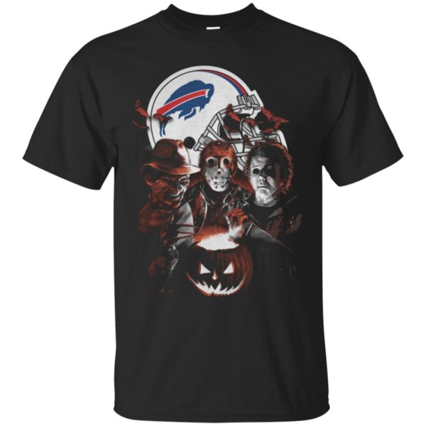 Buffalo Bills Halloween Scream Team T Shirt Cotton Shirt Buffalo Bills Halloween Scream Team T Shirt Cotton Shirt