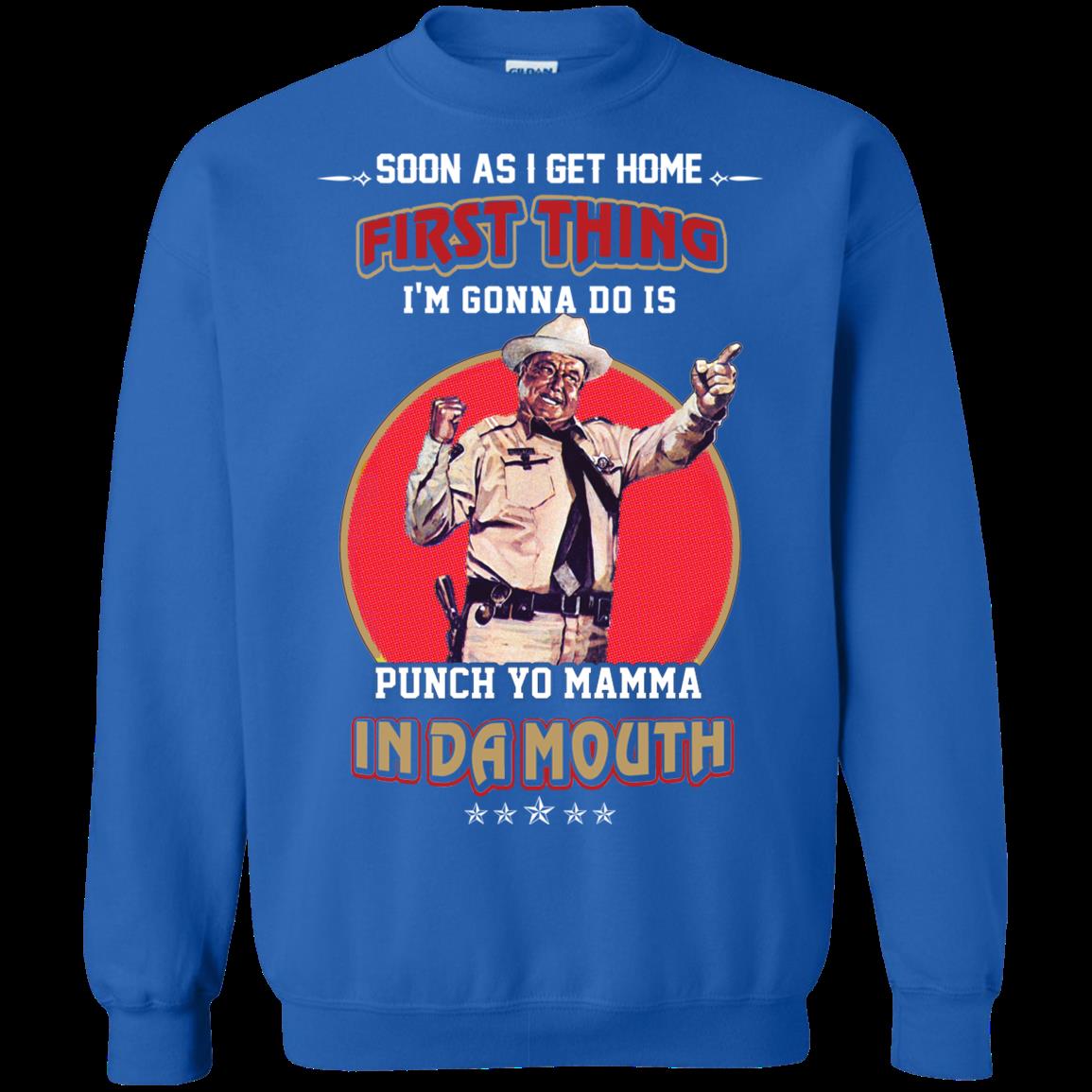 Buford T. Justice Shirts First Thing Punch In Da Mouth 2 » Cool Gifts for You - Mfamilygift Buford T. Justice Shirts First Thing Punch In Da Mouth 2