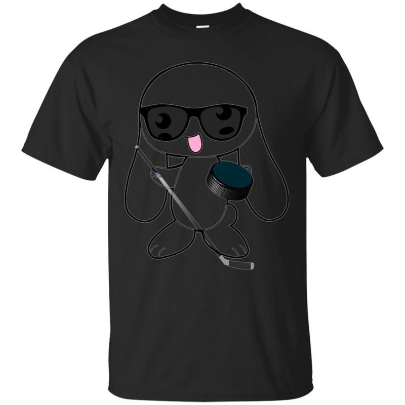 Bunny Easter Hockey Ball T-shirt Sports Shirts For Kid Adult