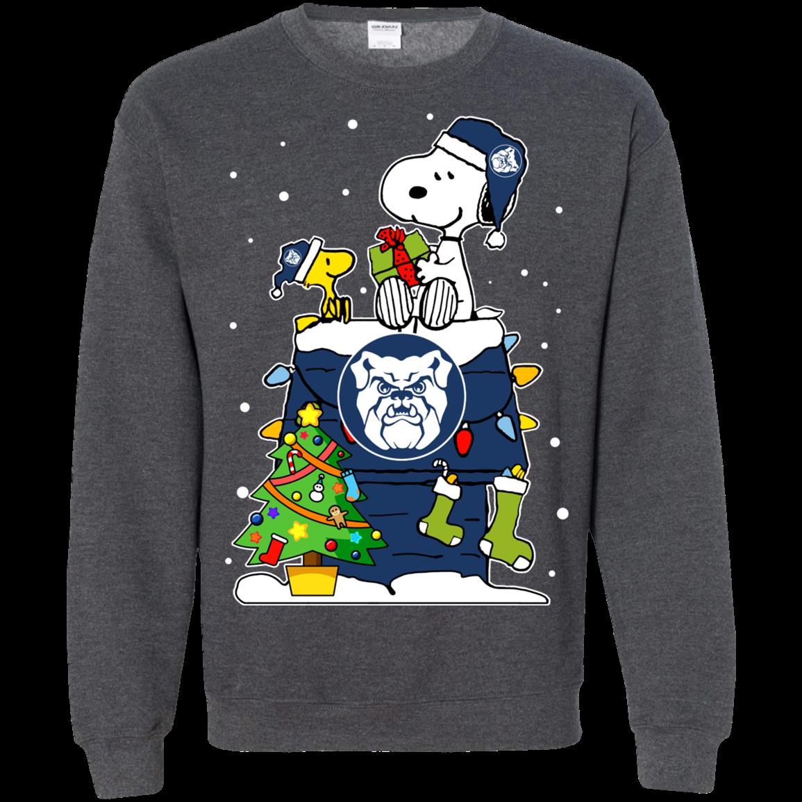 Butler Bulldogs Ugly Christmas Sweaters Snoopy T Shirt Hoodies Sweatshirt 2 » Cool Gifts for You - Mfamilygift Butler Bulldogs Ugly Christmas Sweaters Snoopy T Shirt Hoodies Sweatshirt 2