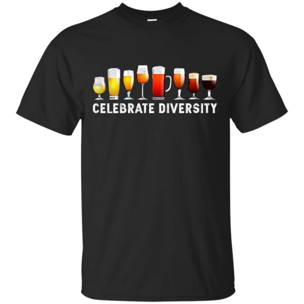 Buy Celebrate Diversity Craft Beer Drinking Shirt
