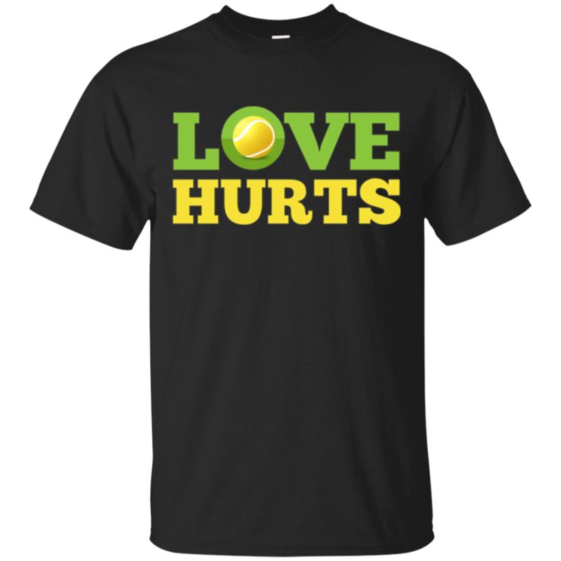 Buy Retro Tennis Sports Love Hurts Outdoor Novelty T-Shirt Buy Retro Tennis Sports Love Hurts Outdoor Novelty T-Shirt