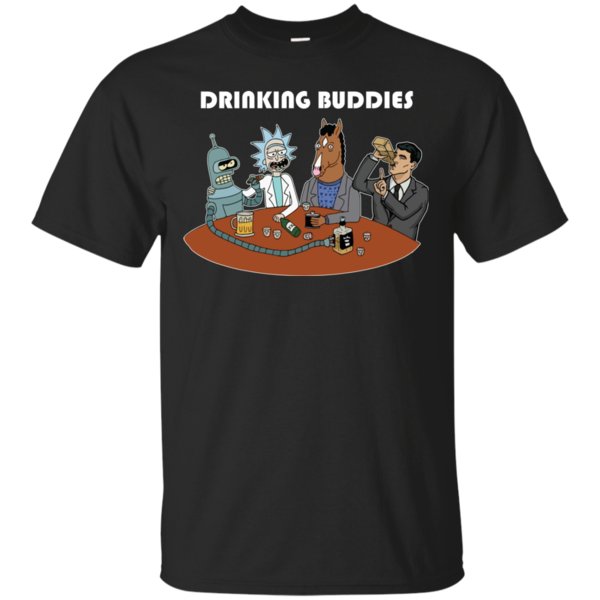 Buy Rick and Morty, Archer, BoJack Horseman Drinking Buddies Shirt