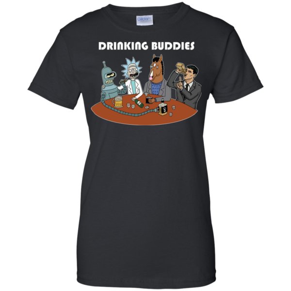 Buy Rick and Morty, Archer, BoJack Horseman Drinking Buddies Shirt 4 » Cool Gifts for You - Mfamilygift Buy Rick and Morty, Archer, BoJack Horseman Drinking Buddies Shirt 4
