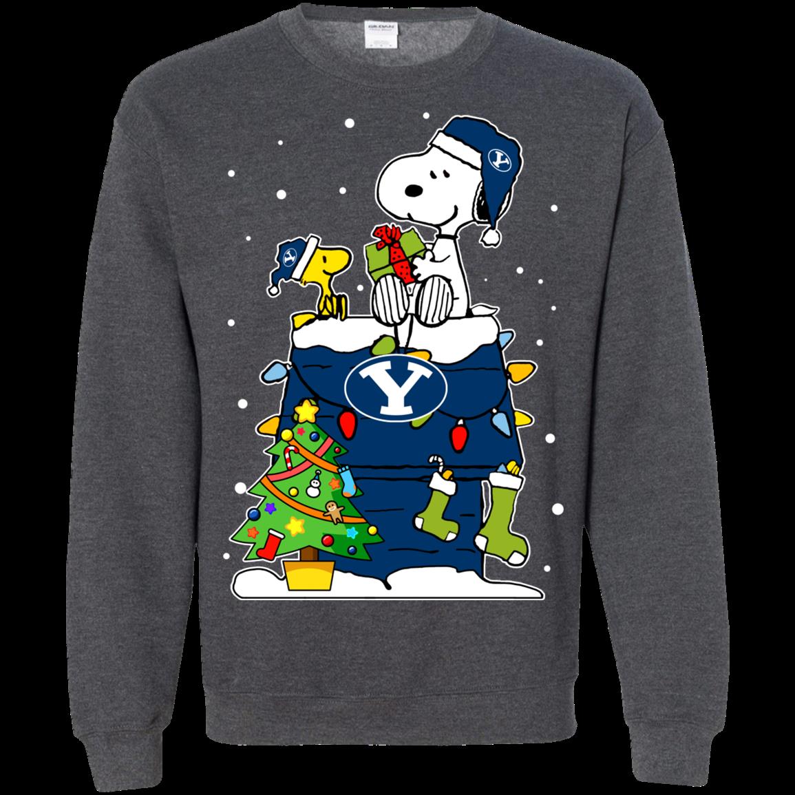 Byu Cougars Ugly Christmas Sweaters Snoopy Woodstock Hoodies Sweatshirts 2 » Cool Gifts for You - Mfamilygift Byu Cougars Ugly Christmas Sweaters Snoopy Woodstock Hoodies Sweatshirts 2