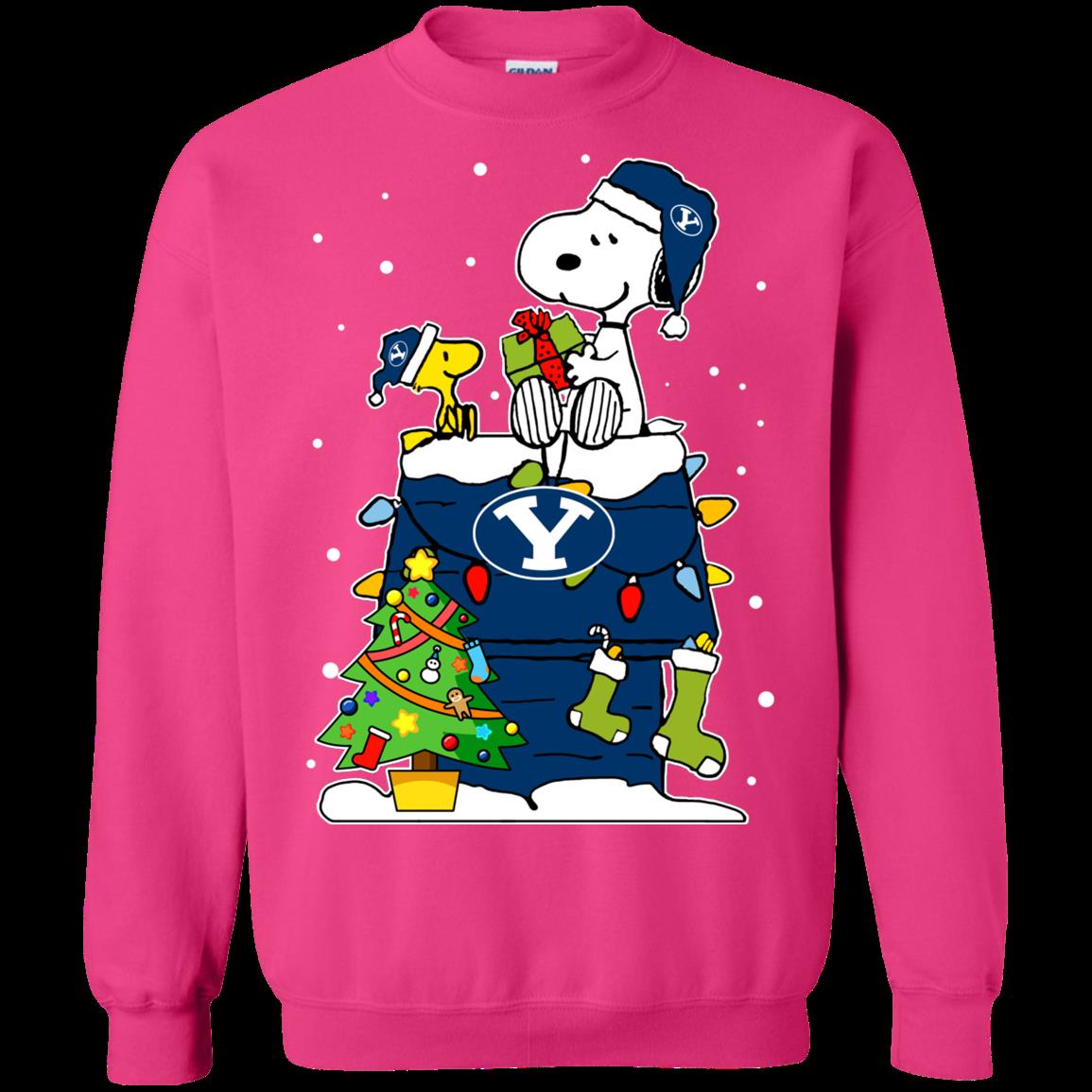Byu Cougars Ugly Christmas Sweaters Snoopy Woodstock Hoodies Sweatshirts 3 » Cool Gifts for You - Mfamilygift Byu Cougars Ugly Christmas Sweaters Snoopy Woodstock Hoodies Sweatshirts 3