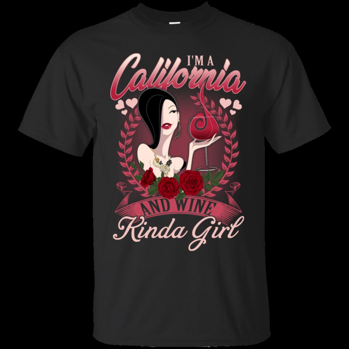 California Girl Wine Shirts Wine Kinda Girl