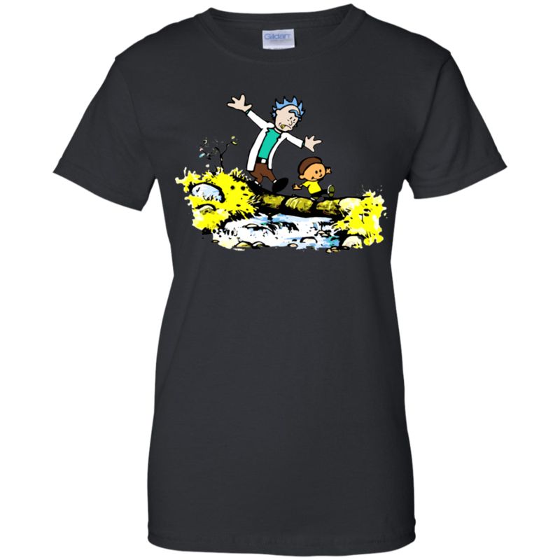 Calvin And Hobbes Rick And Morty Shirts Calvin And Rick