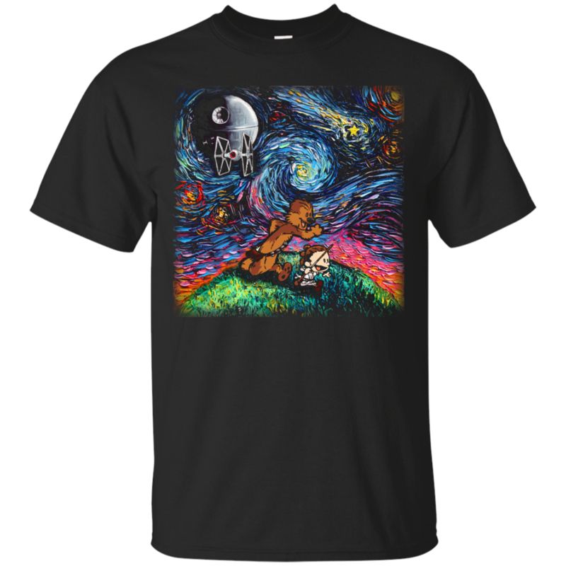 Calvin And Hobbes Star Wars Starry Night