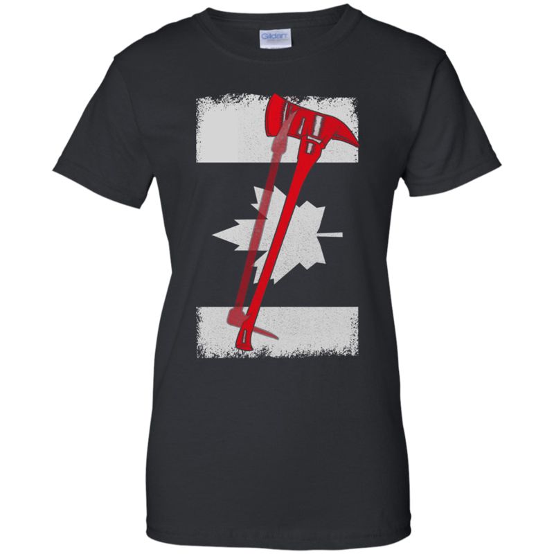 Canadian Flag Firefighter Shirts
