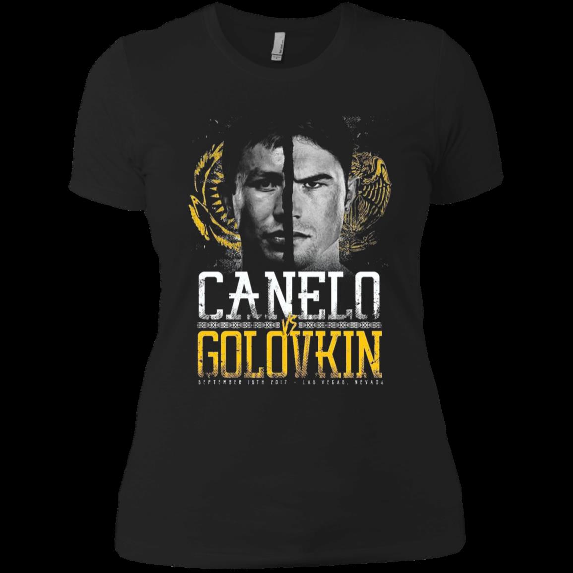 Canelo Alvarez Vs Golovkin Ggg Fight T Shirt Ladies' Boyfriend Shirt