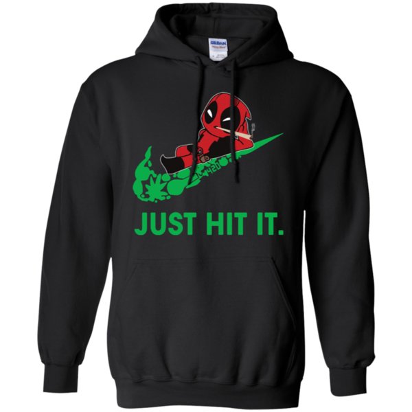 Cannabis Deadpool � Just Hit It Logo Nike Funny Shirt Hoodie Cannabis Deadpool � Just Hit It Logo Nike Funny Shirt Hoodie