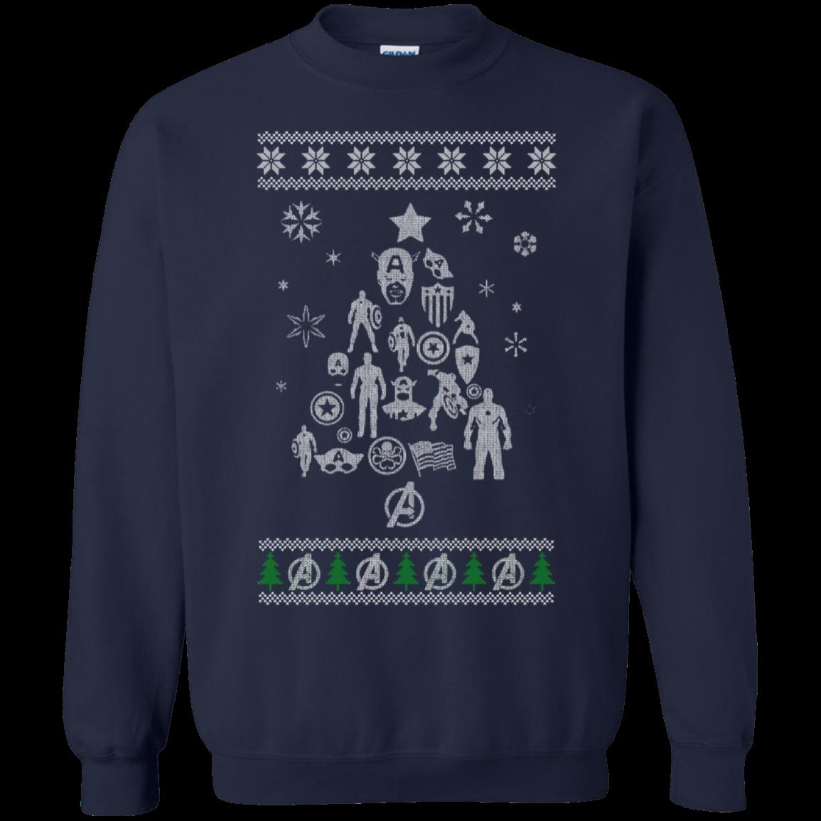 Captain America Avengers Ugly Christmas Sweater Xmas Tree 1 » Cool Gifts for You - Mfamilygift Captain America Avengers Ugly Christmas Sweater Xmas Tree 1