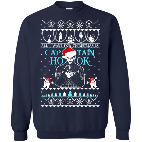 Captain Hook Ugly Christmas T Shirt Hoodies Sweatshirt 1 » Cool Gifts for You - Mfamilygift Captain Hook Ugly Christmas T Shirt Hoodies Sweatshirt 1