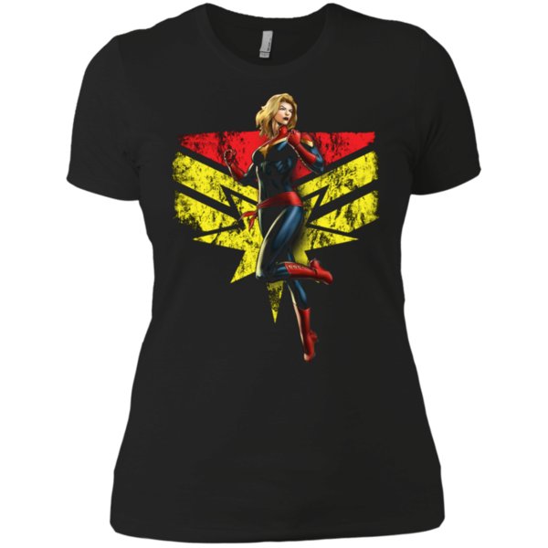 Captain Marvel Shirt Avengers Superhero Gift Ladies? Boyfriend Shirt Captain Marvel Shirt Avengers Superhero Gift Ladies? Boyfriend Shirt