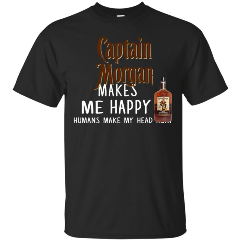 Captain Morgan Rum Makes Me Happy Humans Make My Head Hurt T Shirt Hoodie Sweater Captain Morgan Rum Makes Me Happy Humans Make My Head Hurt T Shirt Hoodie Sweater