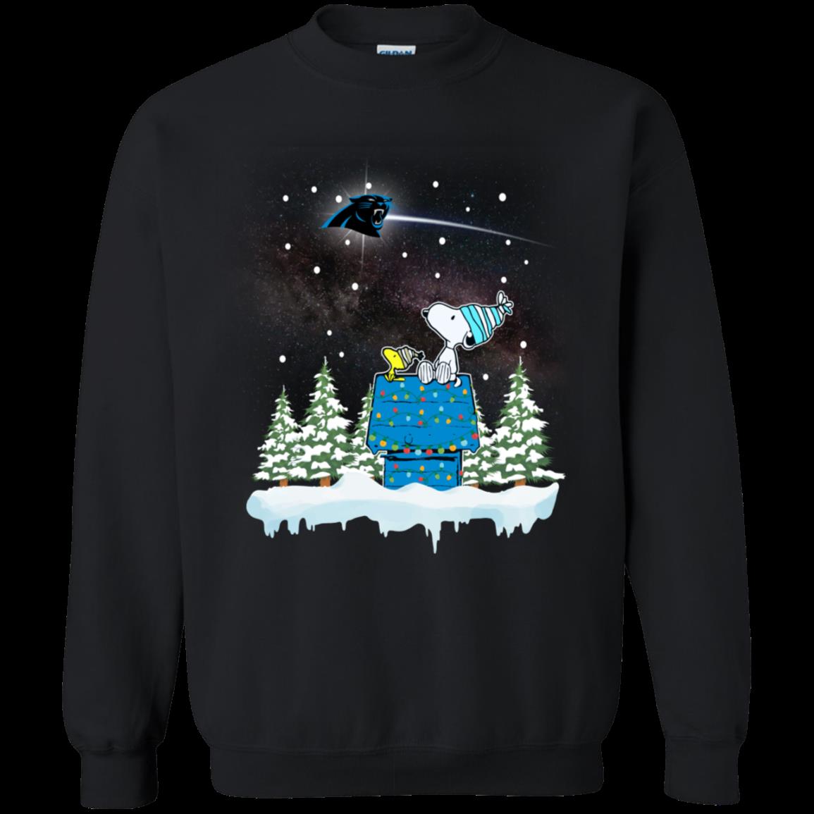 Carolina Panthers Ugly Christmas Sweater Snoopy Woodstock Carolina Panthers Ugly Christmas Sweater Snoopy Woodstock