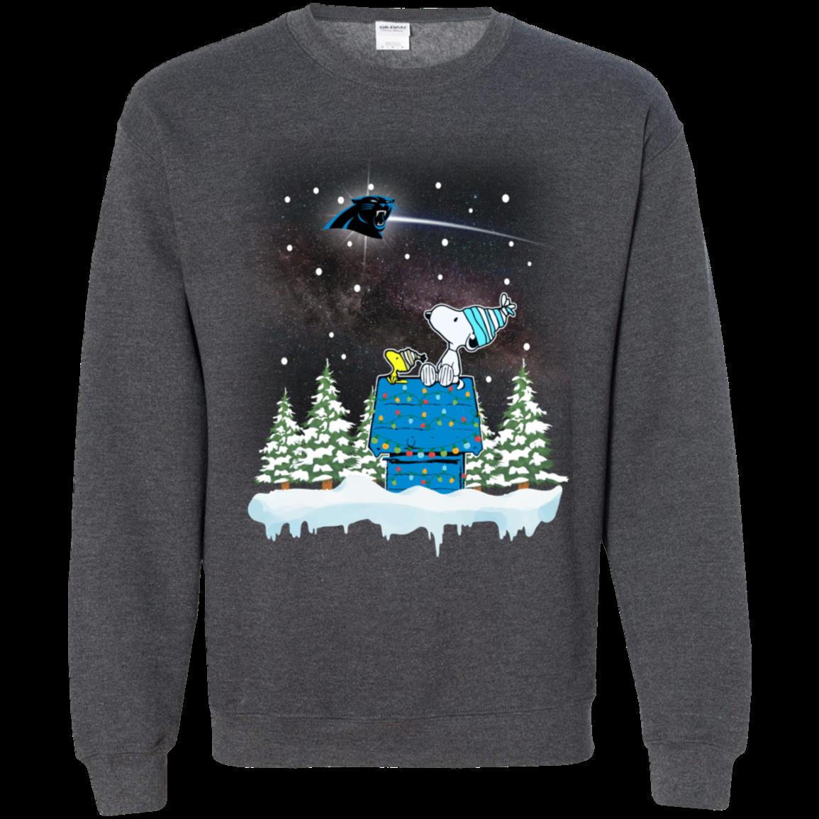 Carolina Panthers Ugly Christmas Sweater Snoopy Woodstock 2 » Cool Gifts for You - Mfamilygift Carolina Panthers Ugly Christmas Sweater Snoopy Woodstock 2